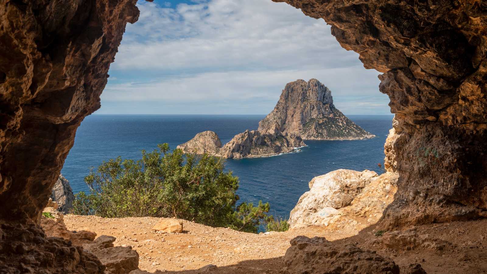 Es Vedra cave view, Sant Josep de Sa Talaia, Ibiza