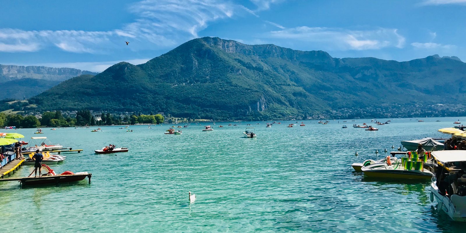 Lake Annecy in summertime