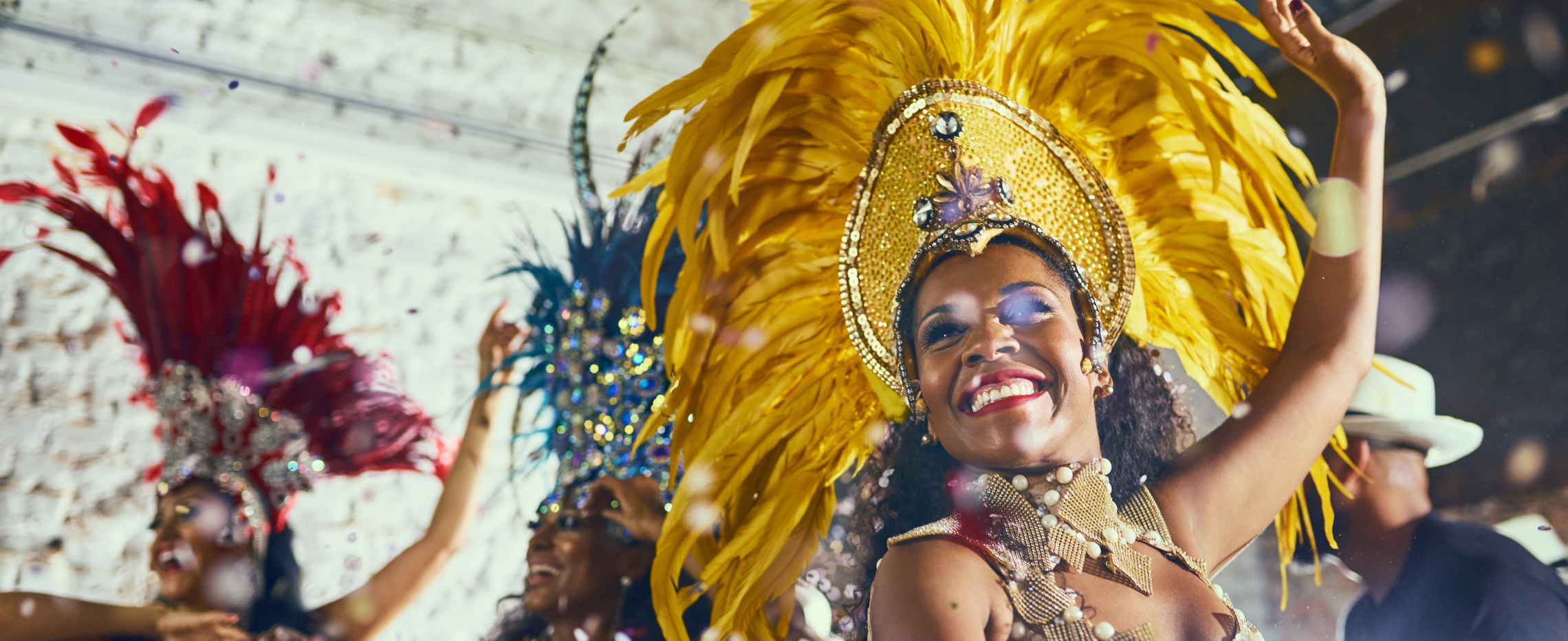 Brazillian dancers during New Year's eve