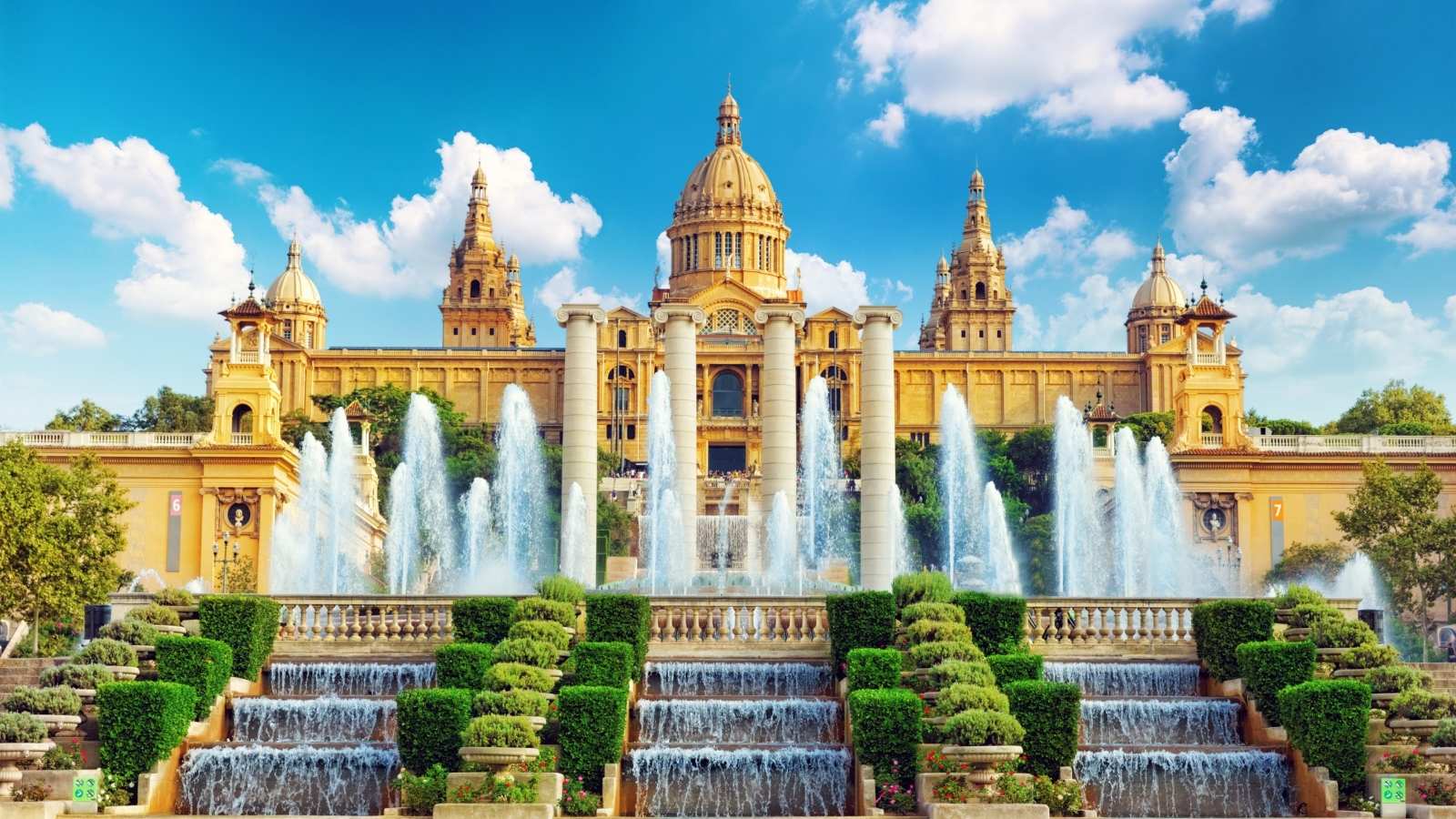 National Museum in Barcelona, Placa De Espanya, Spain.